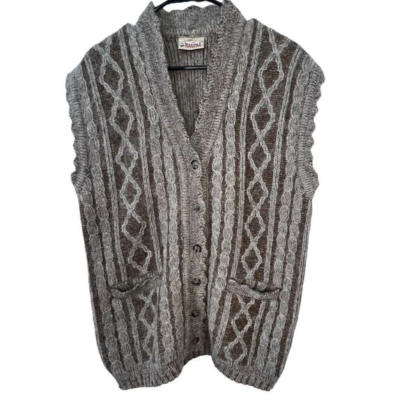 Sweaters - Vintage Nagpal Button Up Sweater Vest